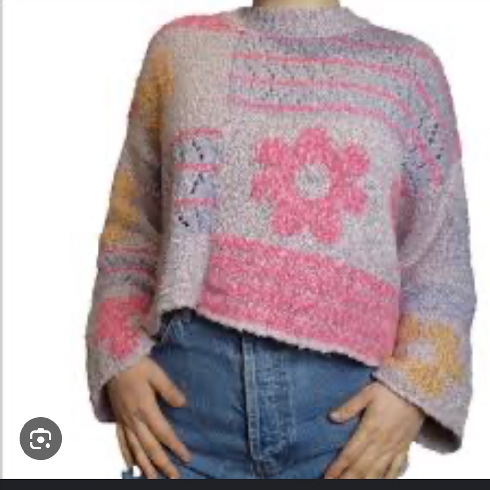 moon & madison Multicolor Crew Neck Sweater